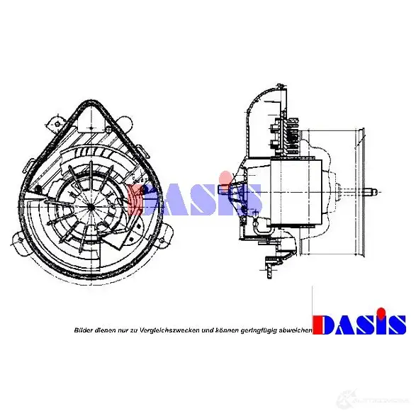Радиатор охлаждения двигателя AKS DASIS R NSVHGF 869129 4044455179931 122620n