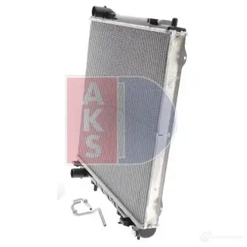 Радиатор охлаждения двигателя AKS DASIS 874970 560045n EO QV2 4044455448198 изображение 2