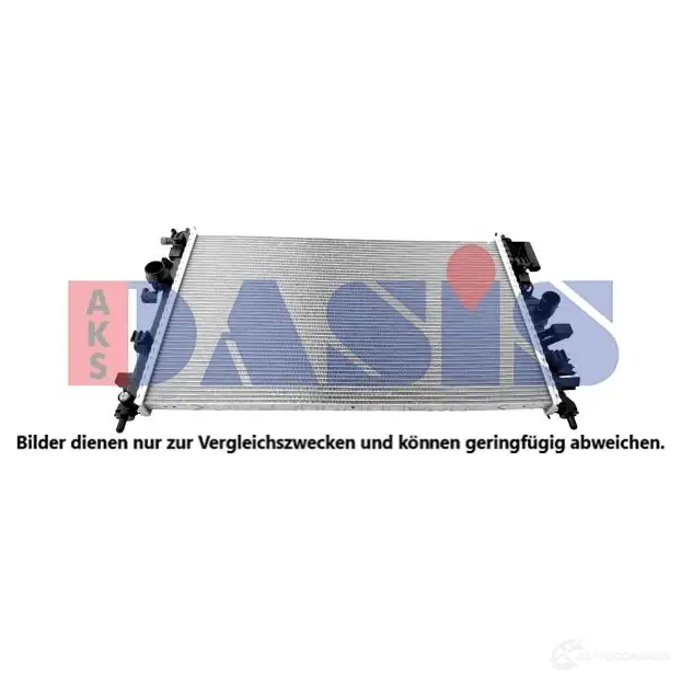 Радиатор охлаждения двигателя AKS DASIS 1437288328 0 KHYU3E 150145n