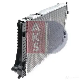 Радиатор охлаждения двигателя AKS DASIS 873950 481160n 4044455191582 H4WTX OQ изображение 5