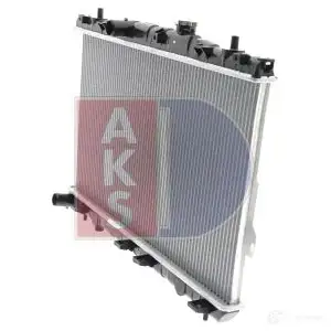 Радиатор охлаждения двигателя AKS DASIS 510025n 874191 7SP EFRA 4044455207702 изображение 3