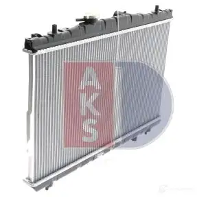 Радиатор охлаждения двигателя AKS DASIS 510025n 874191 7SP EFRA 4044455207702 изображение 6