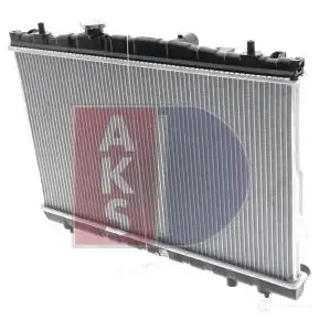 Радиатор охлаждения двигателя AKS DASIS 510025n 874191 7SP EFRA 4044455207702 изображение 10