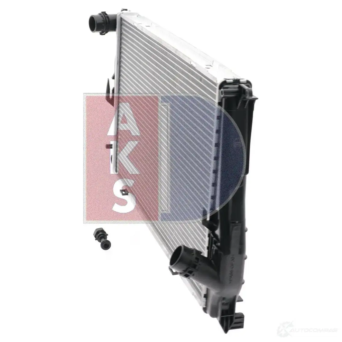 Радиатор охлаждения двигателя AKS DASIS 866457 Z W2ZQ 050044n 4044455210528 изображение 3