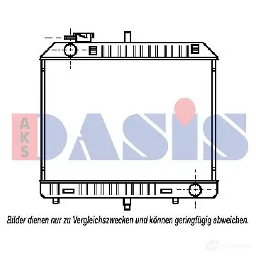 Радиатор охлаждения двигателя AKS DASIS 4044455180210 134700n 6LAQ I 869642 изображение 0