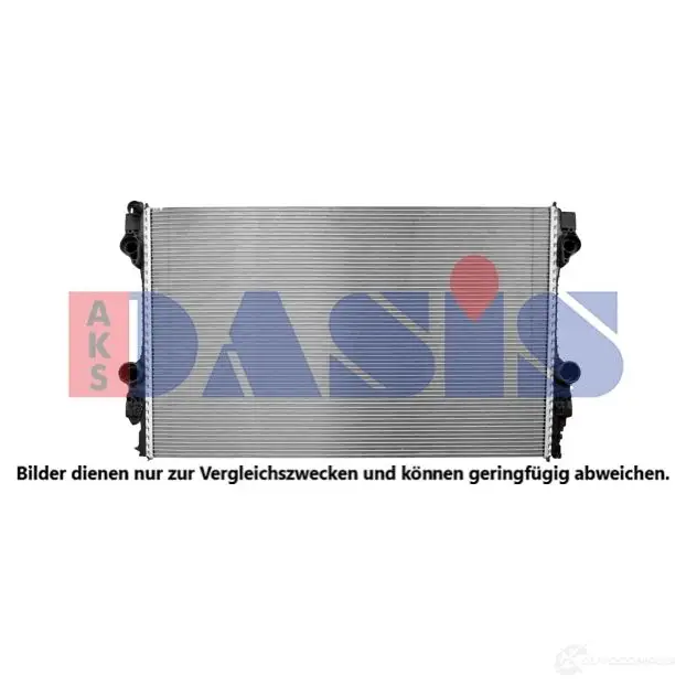 Радиатор охлаждения двигателя AKS DASIS 1437286936 5 BF2W 170013n
