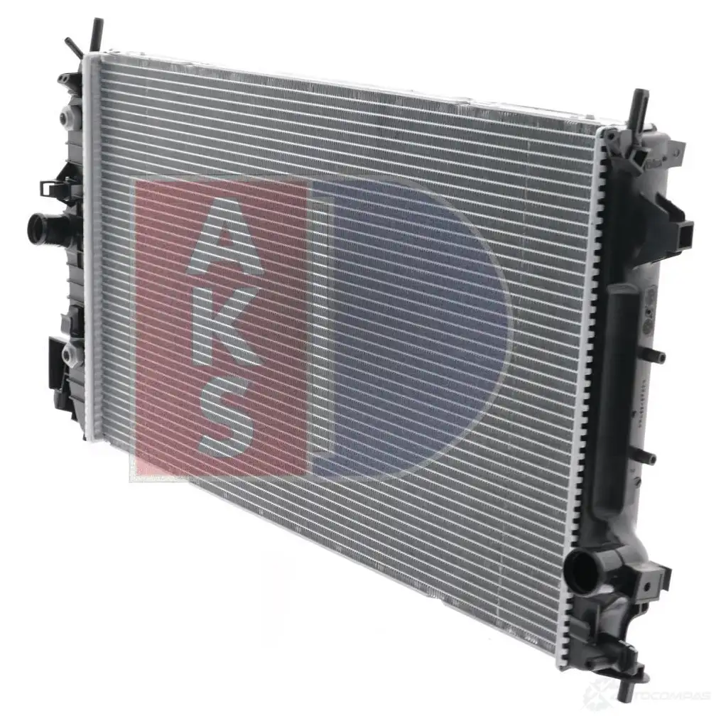 Радиатор охлаждения двигателя AKS DASIS 190013n 871462 JLW 4QH 4044455462729 изображение 2