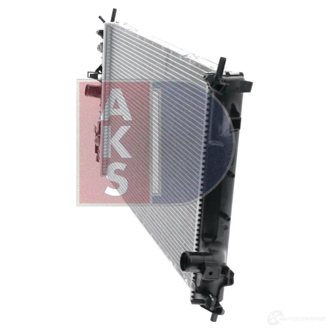 Радиатор охлаждения двигателя AKS DASIS 190013n 871462 JLW 4QH 4044455462729 изображение 3
