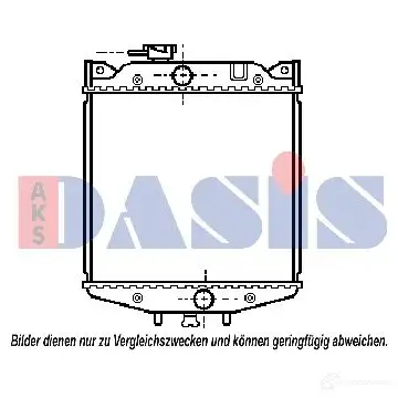 Радиатор охлаждения двигателя AKS DASIS 4044455199786 360014n INC 8N 873069 изображение 0