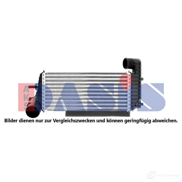 Радиатор охлаждения двигателя AKS DASIS AU2 HM 871125 4044455184744 180540n - Изображение 1