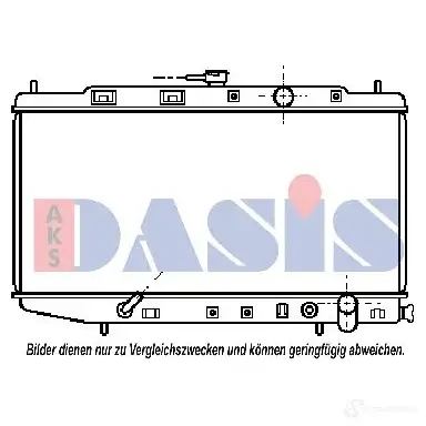 Радиатор охлаждения двигателя AKS DASIS 4044455177722 868522 X JK81 100880n