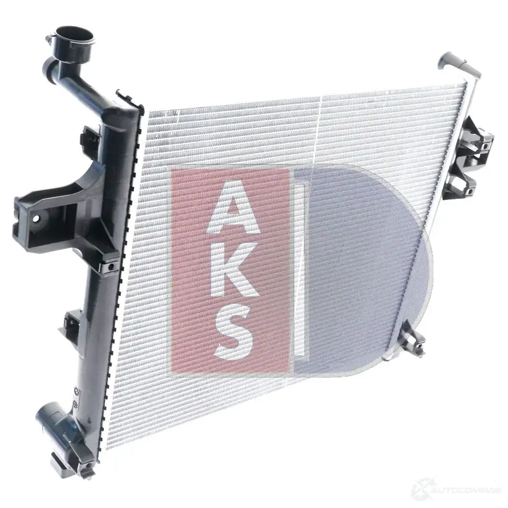 Радиатор охлаждения двигателя AKS DASIS 520131n 874701 4KFLBK T 4044455547976 изображение 6