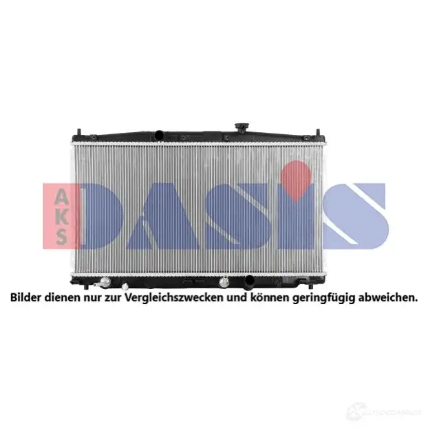 Радиатор охлаждения двигателя AKS DASIS EW BZS 865798 4044455564065 010027n изображение 0