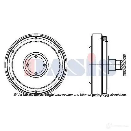 Радиатор охлаждения двигателя AKS DASIS 4044455185048 9 ZF0L 180860n 6108912 - Изображение 1