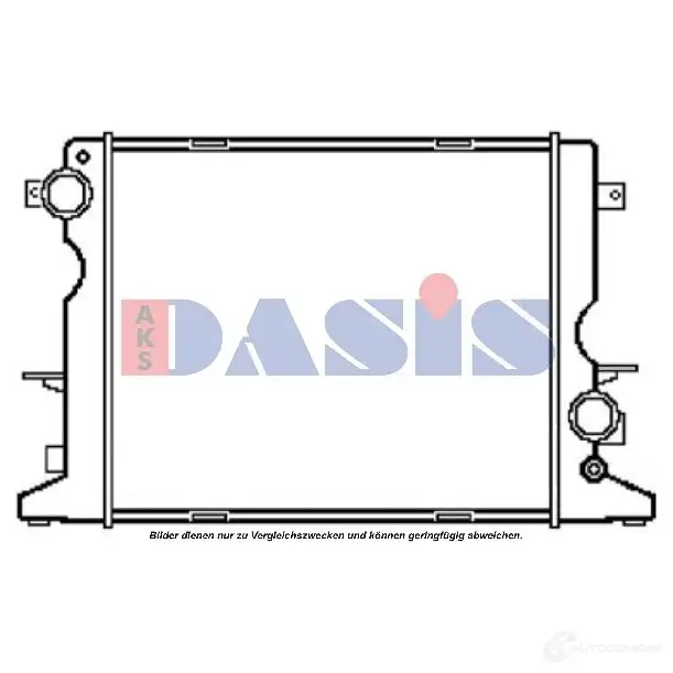 Радиатор охлаждения двигателя AKS DASIS SE1LCL E 873170 370047n 4044455435389 изображение 0