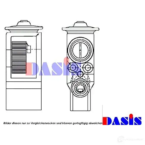 Расширительный клапан кондиционера AKS DASIS 840137n UT EL8 878742 4044455331469 изображение 0