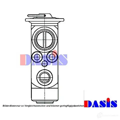 Расширительный клапан кондиционера AKS DASIS 4G 3Q2 840136n 878741 4044455331452