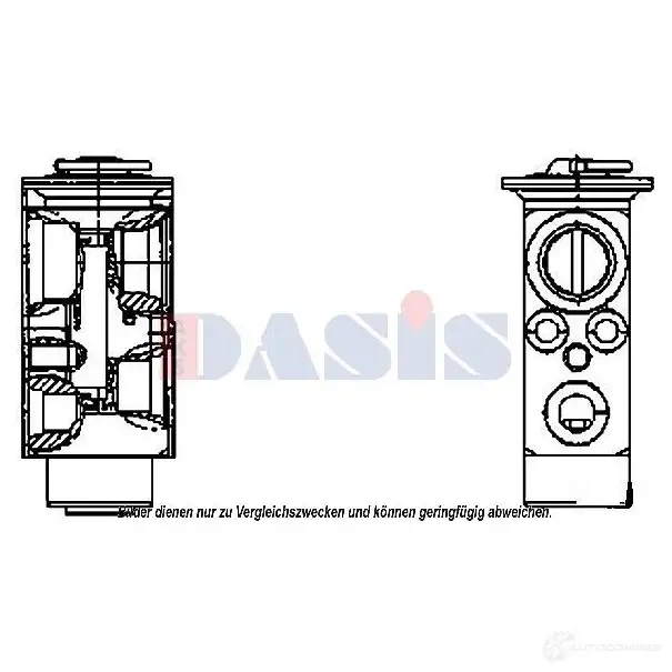 Расширительный клапан кондиционера AKS DASIS 878765 4044455470564 840176n HRI LH9G изображение 0