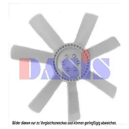 Крыльчатка охлаждения двигателя AKS DASIS Q 2C8R8 869256 4044455453284 128029n