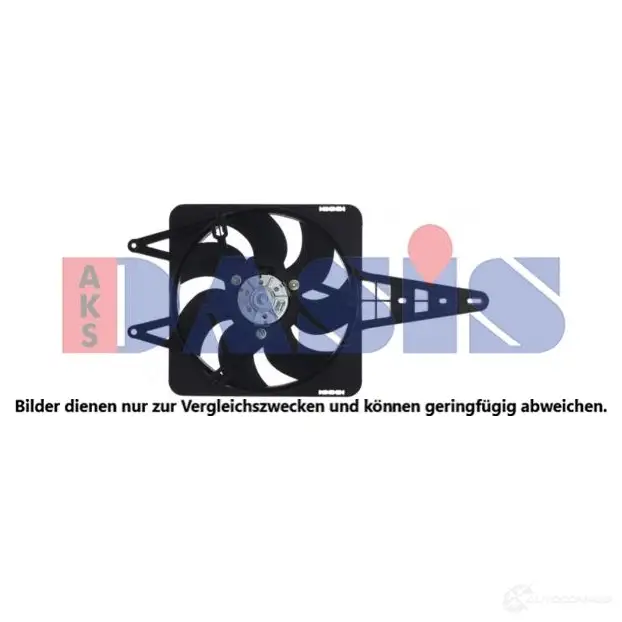Вентилятор радиатора AKS DASIS ANJD 2U3 088069n 867899 4044455013631