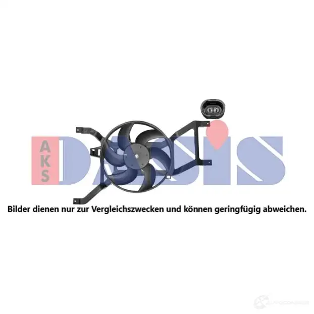 Вентилятор радиатора AKS DASIS 188095n 1437909911 99V1R6 D