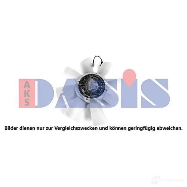Вентилятор радиатора AKS DASIS 873373 7A P0M92 398005n 4044455299981
