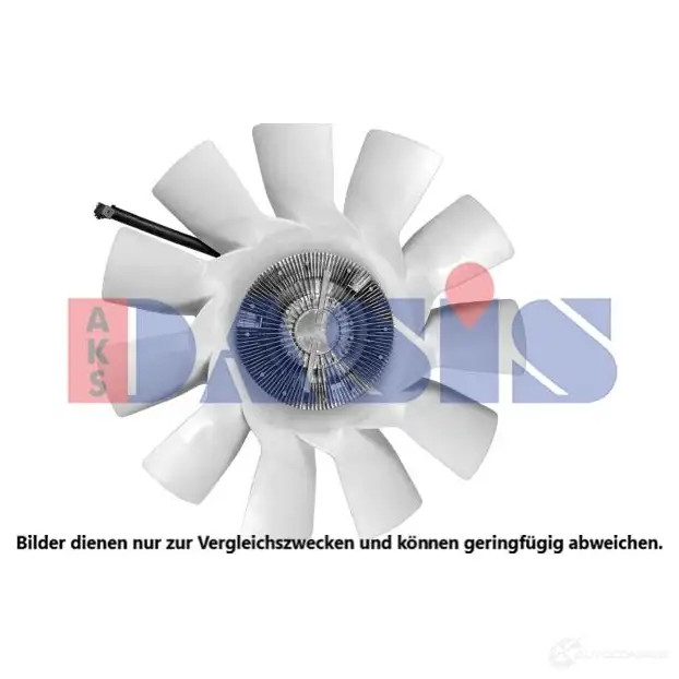 Вентилятор радиатора AKS DASIS ZK HZUC 872500 278005n 4044455353812