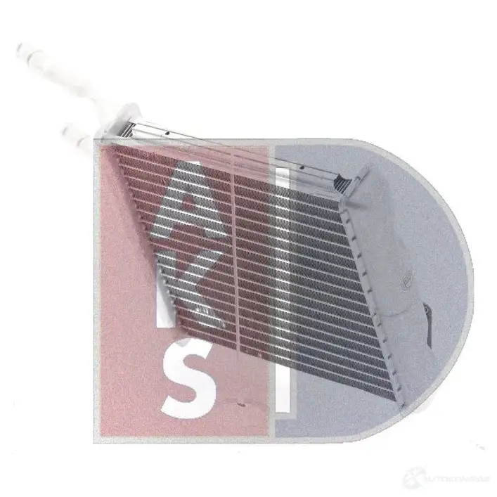 Радиатор печки, теплообменник AKS DASIS 4044455267966 870624 159050n LA 3FFCV изображение 9