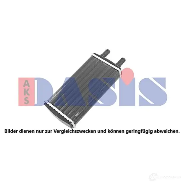 Радиатор печки, теплообменник AKS DASIS D N4MY 1437256540 499011n изображение 0