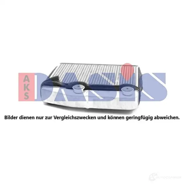 Радиатор печки, теплообменник AKS DASIS 159025n 4044455809197 412 O22Z 1424730133