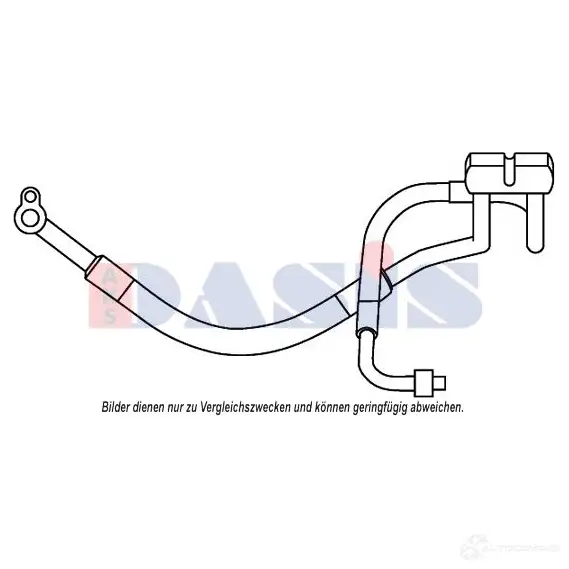 Трубка шланг кондиционера AKS DASIS 885823n 880686 4044455562092 67HI5 V