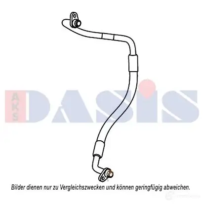 Трубка шланг кондиционера, высокого давления AKS DASIS 885898n U4I5 3JR 880760 4044455562856 изображение 0