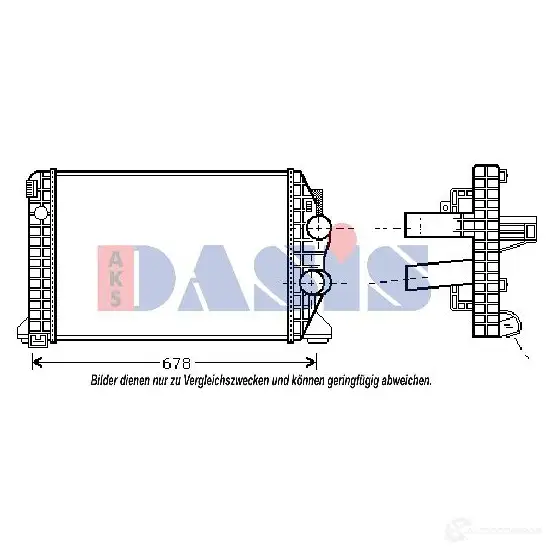 Интеркулер AKS DASIS 869729 YQ15C CA 137360n 4044455293309 изображение 0