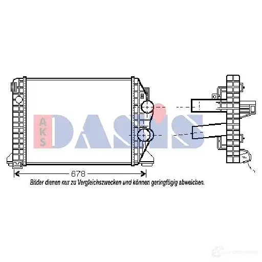 Интеркулер AKS DASIS 4044455295778 137000n 869691 2Z VJ59