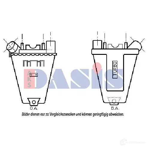 Интеркулер AKS DASIS 6R0NC 5 870851 4044455293507 167060n