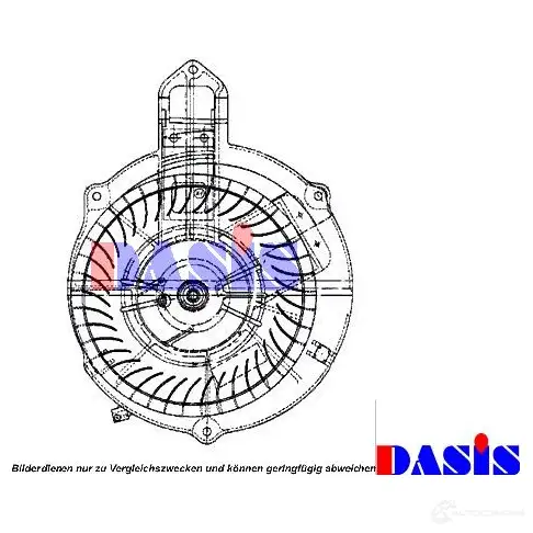 Моторчик печки, вентилятора AKS DASIS 741690n 877082 4044455348443 QB ZVPU