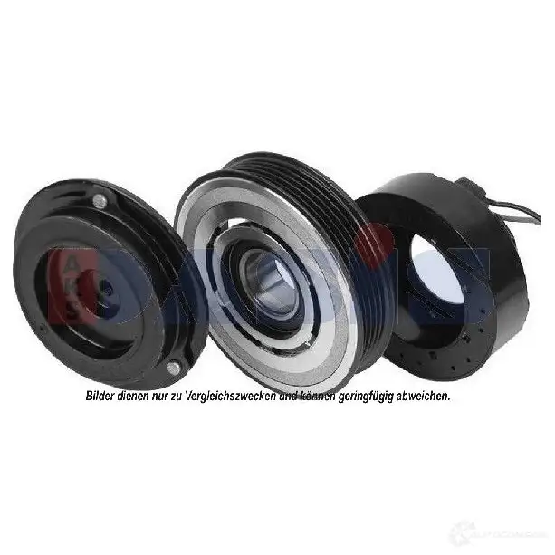 Шкив компрессора кондиционера AKS DASIS 4044455537274 852489n 1423288187 6D M2D5K