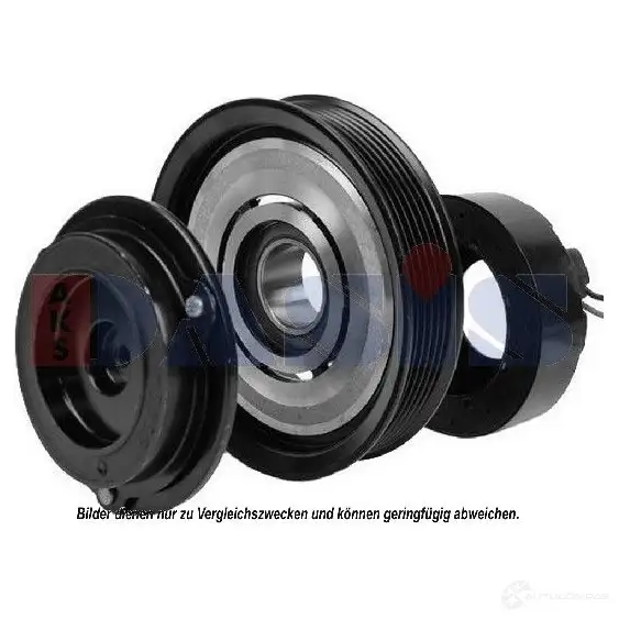 Шкив компрессора кондиционера AKS DASIS 38WPW P 850180n 878962 4044455370482