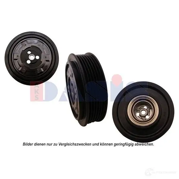 Шкив компрессора кондиционера AKS DASIS 852469n 879916 YGJ54 F 4044455535430