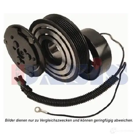 Шкив компрессора кондиционера AKS DASIS 852241n 1423288045 4044455525547 GB MM7