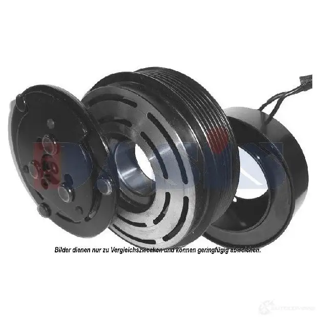 Шкив компрессора кондиционера AKS DASIS 852291n 4044455525080 E6 SR94W 1423288082