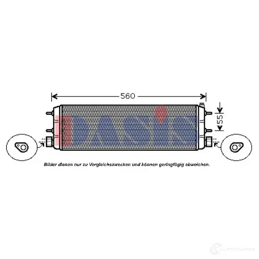 Масляный радиатор двигателя AKS DASIS 136008n 4044455010005 869664 6CM3 9WJ