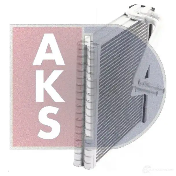 Масляный радиатор двигателя AKS DASIS 866696 KA 9JG 056050n 4044455282686 изображение 1