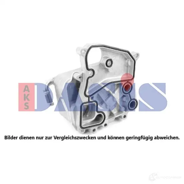 Масляный радиатор двигателя AKS DASIS 1437257090 046077n QEX M5E1 изображение 0