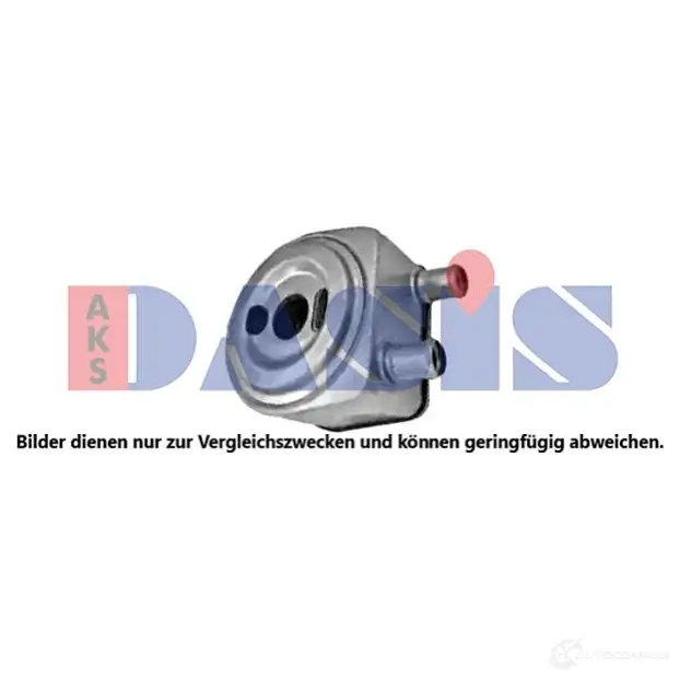 Масляный радиатор двигателя AKS DASIS Q Q980K 1437257280 166061n изображение 0
