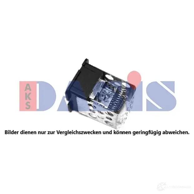 Резистор вентилятора печки AKS DASIS 158147n 1437273542 FACQ L изображение 0