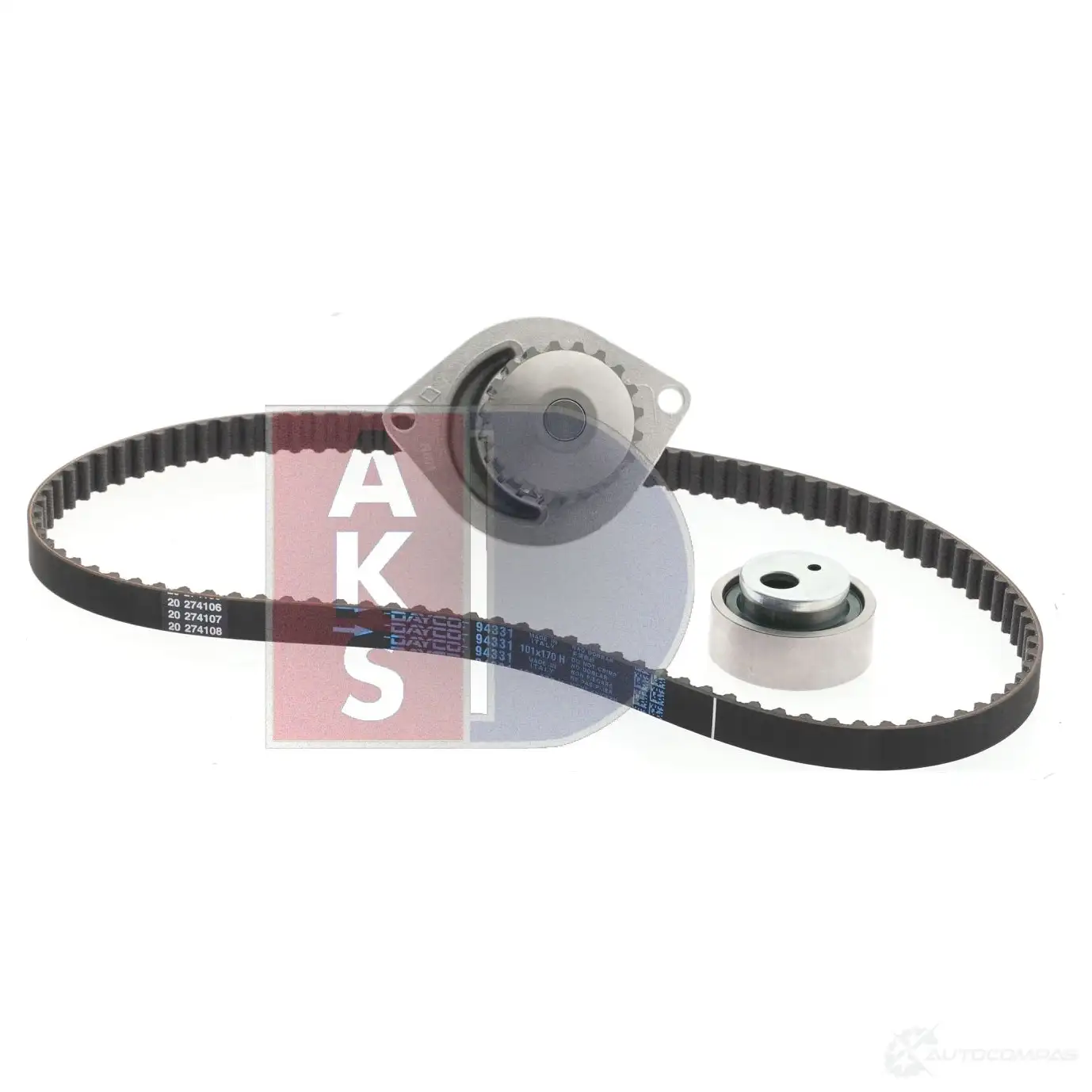 Комплект ремня грм с водяным насосом AKS DASIS 8WL O9V6 570279n 1437273269 - Изображение 1