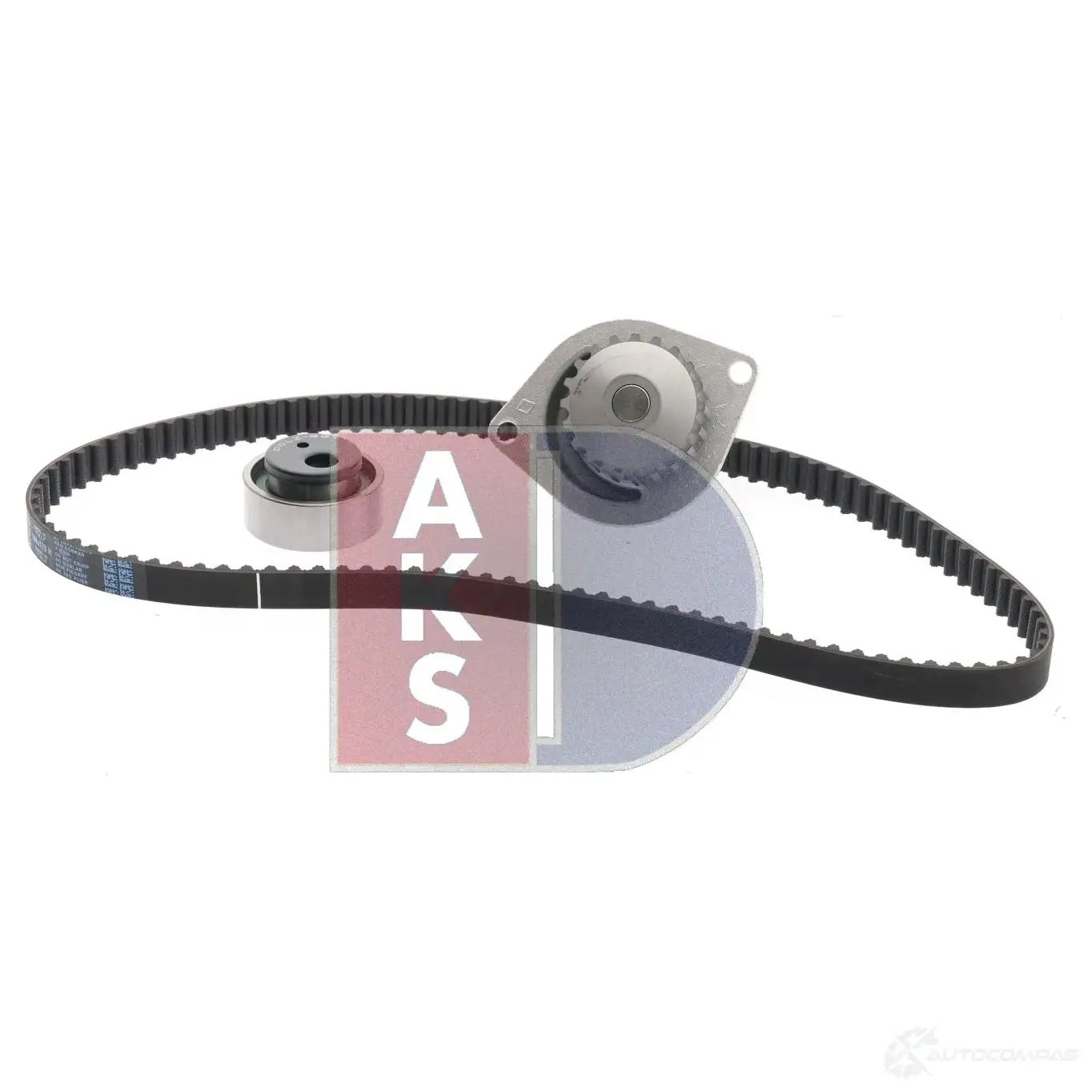 Комплект ремня грм с водяным насосом AKS DASIS B0V TMF4 570349n 1437273272 - Изображение 1