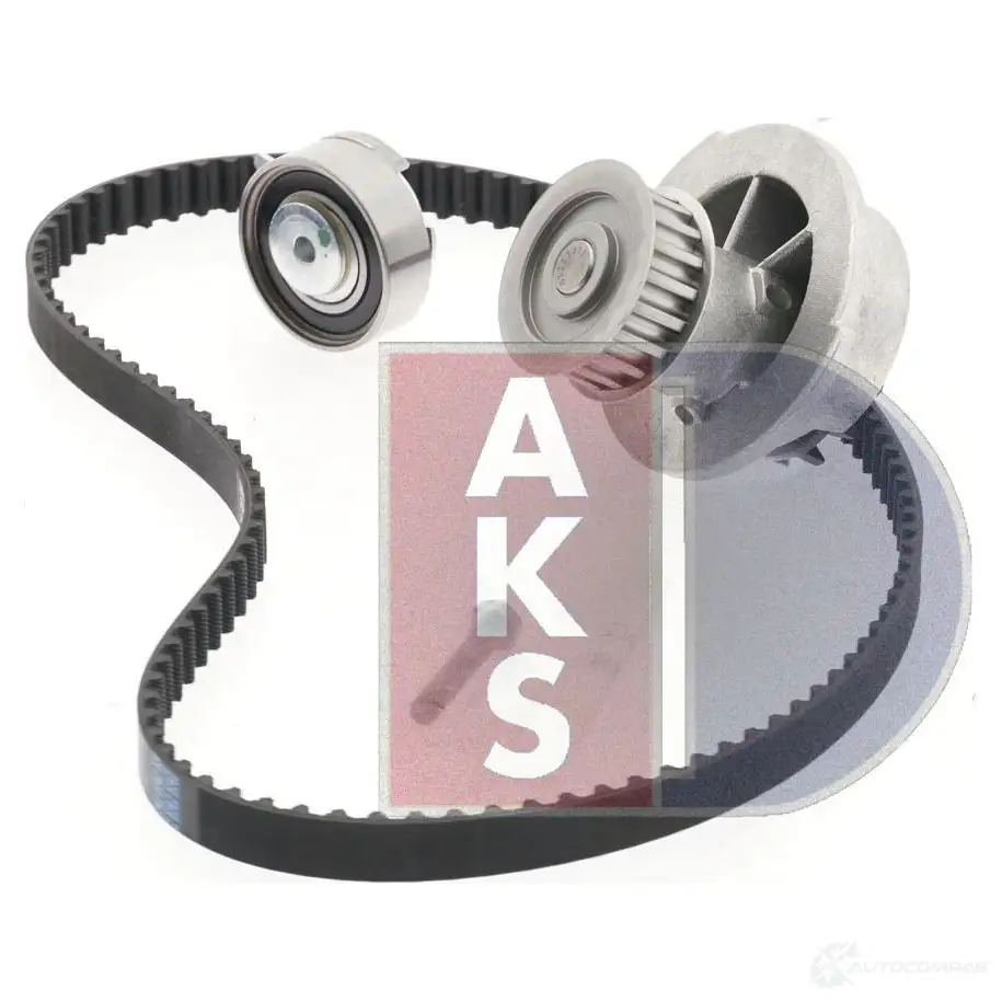 Комплект ремня грм с водяным насосом AKS DASIS 1437273291 PVW0HP V 570272n изображение 4