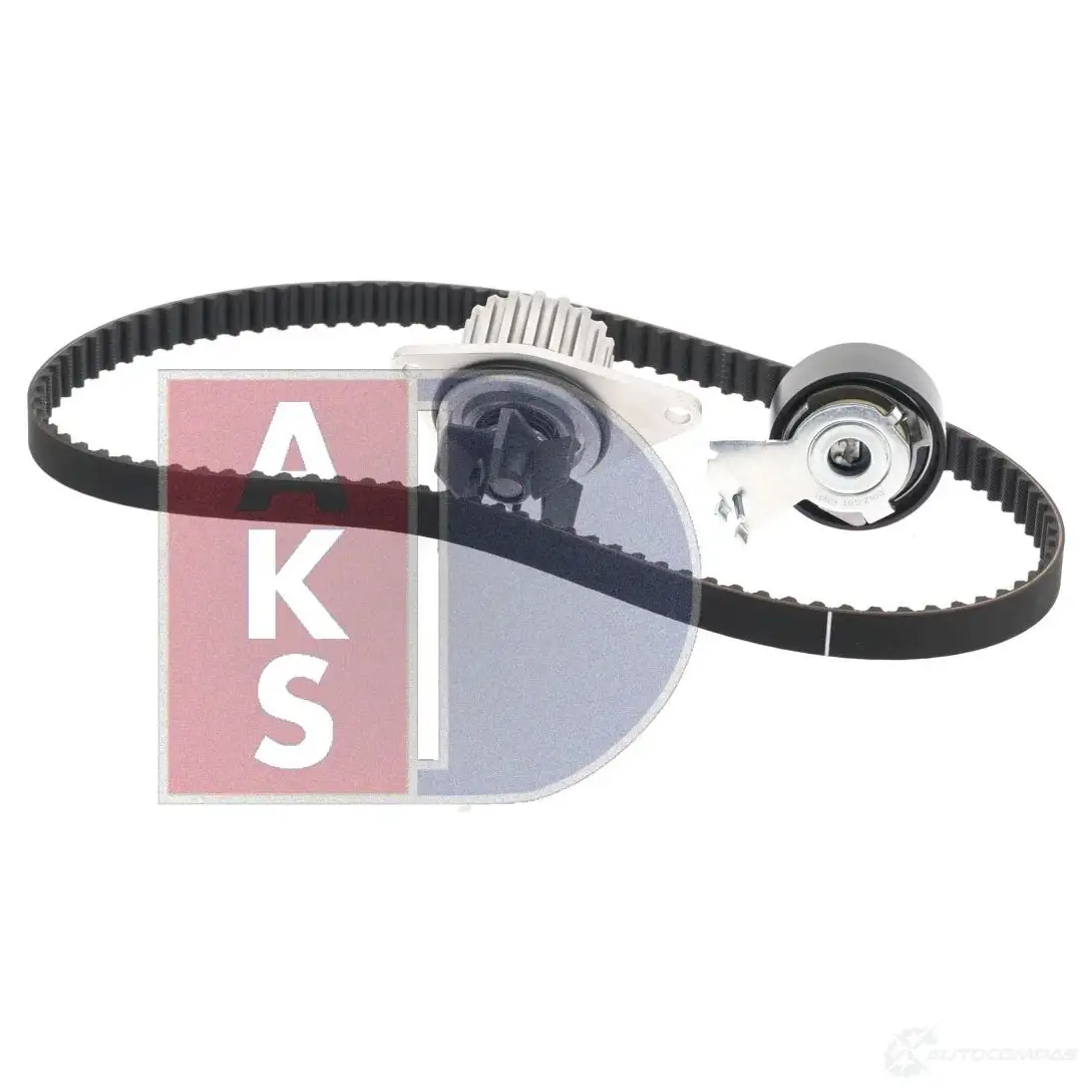 Комплект ремня грм с водяным насосом AKS DASIS 1437273281 570304n 8K0C 46L изображение 10